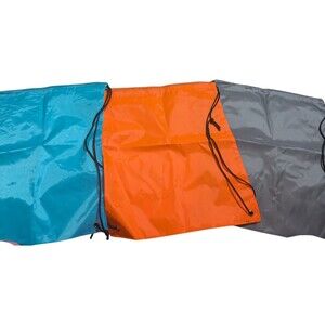 3 Pack Drawstring Backpack Bags Gym Sport School Travel Cinch Sack